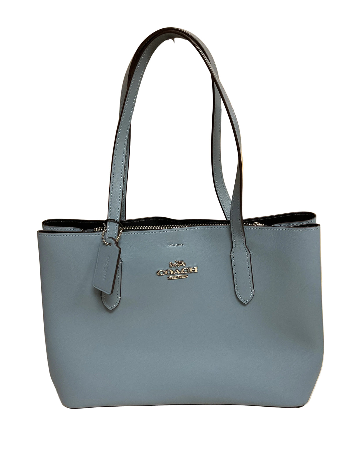 Handbag Designer By Coach In Blue, Size:Medium