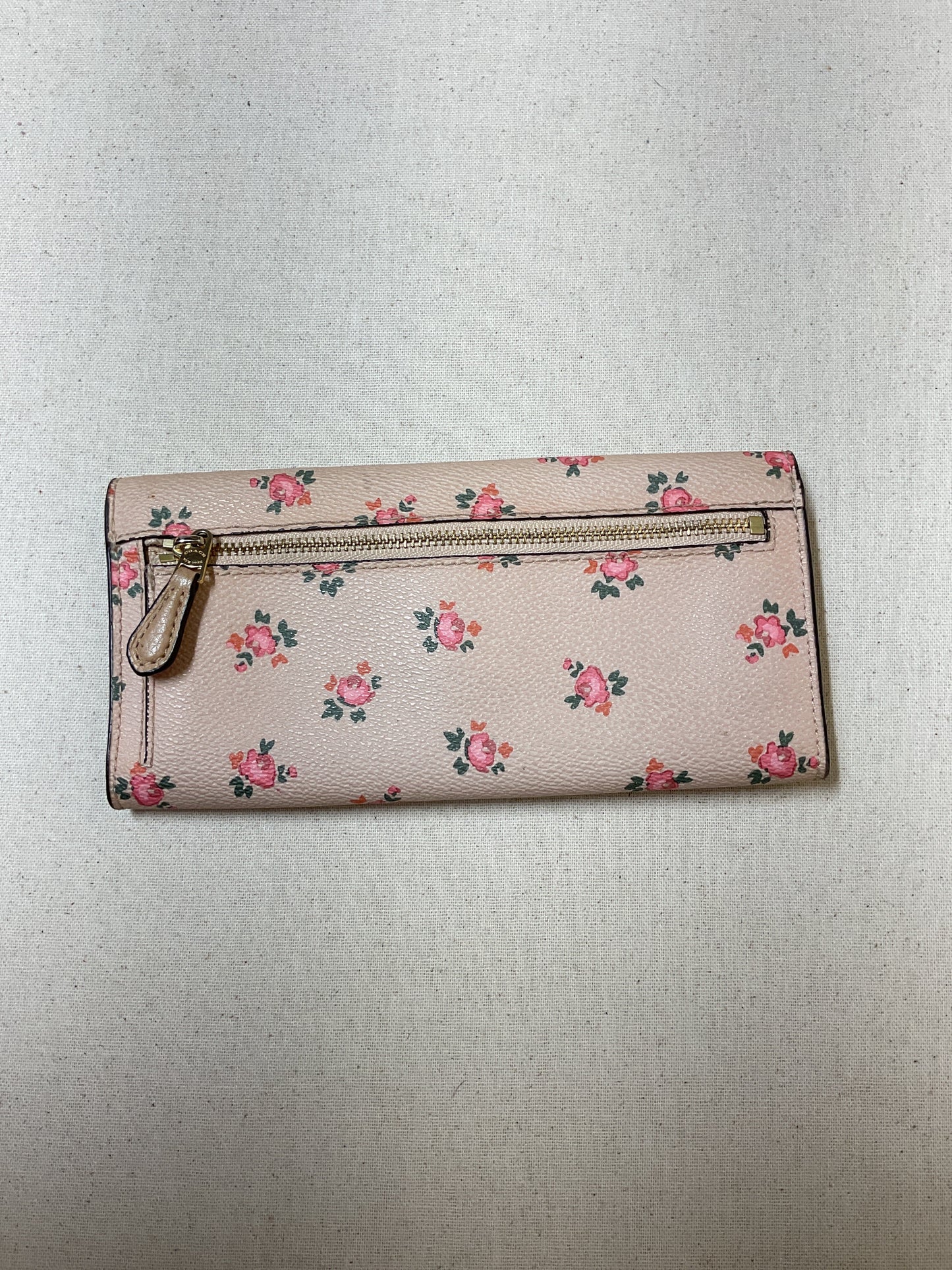 Wallet Designer By Coach In Pink, Size:Medium