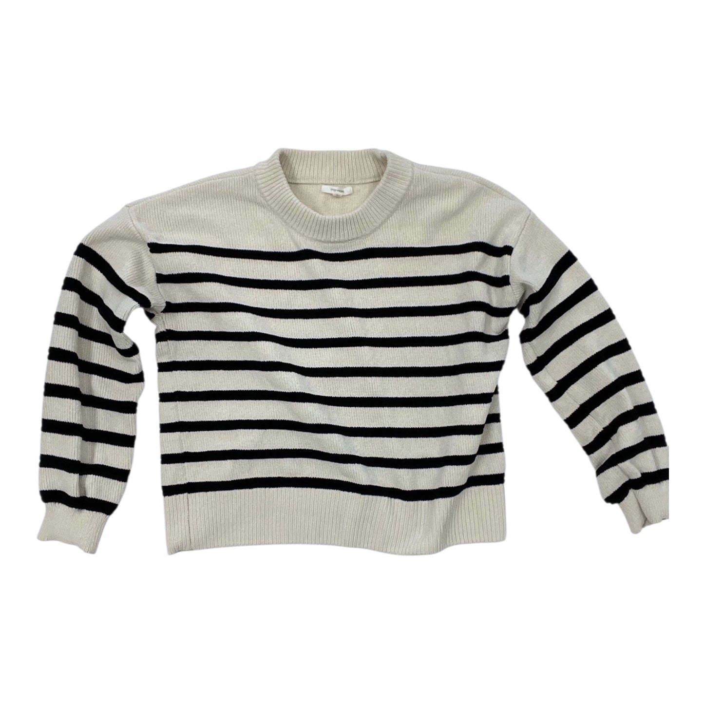 Sweater By Maurices In Black & Cream, Size:M