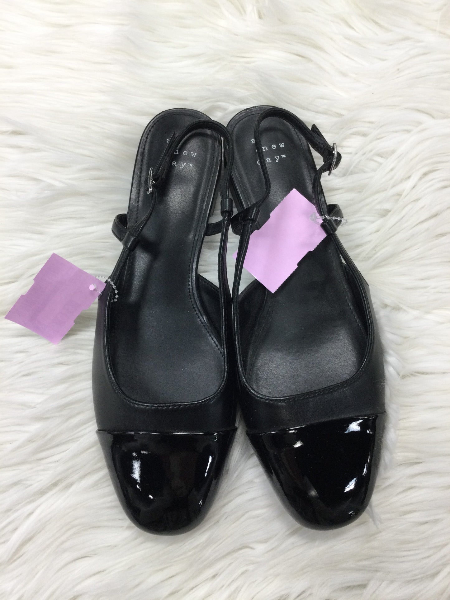 Shoes Flats By A New Day In Black, Size:7.5