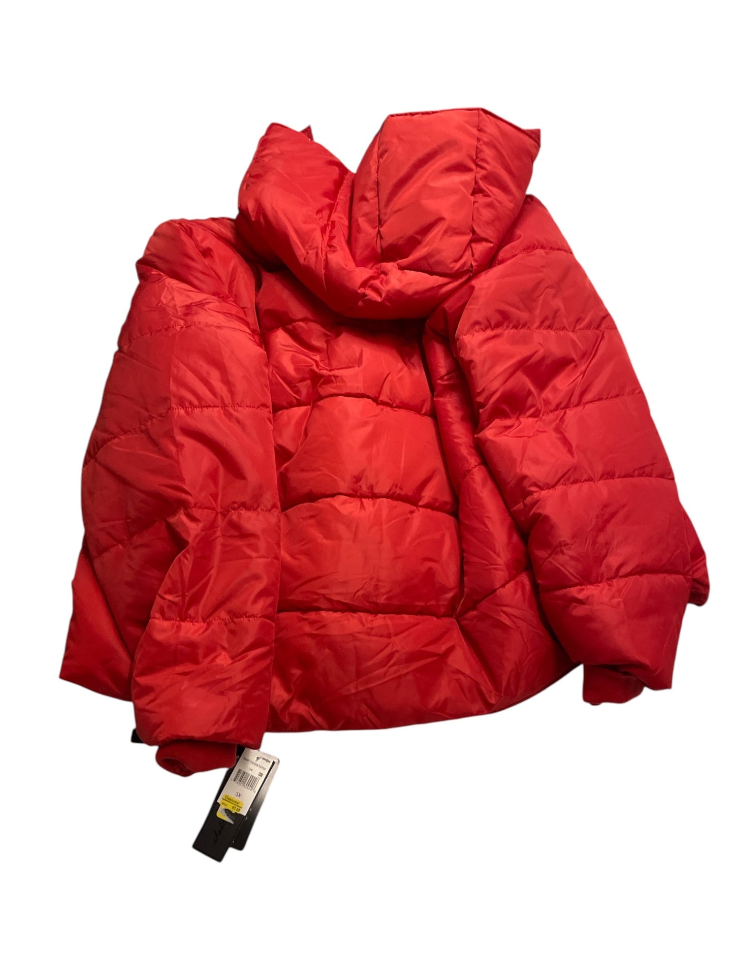 Coat Puffer & Quilted By Clothes Mentor In Red, Size: 3x