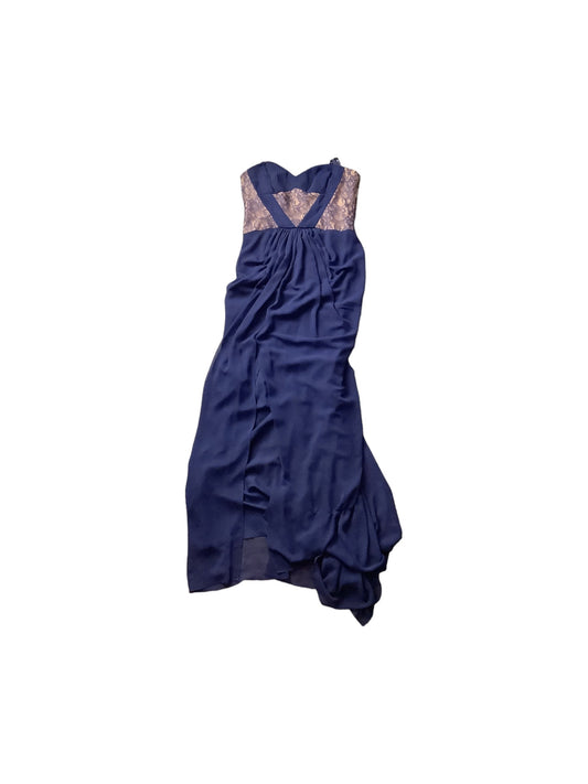 Blue Dress Party Long Bcbgmaxazria, Size 10