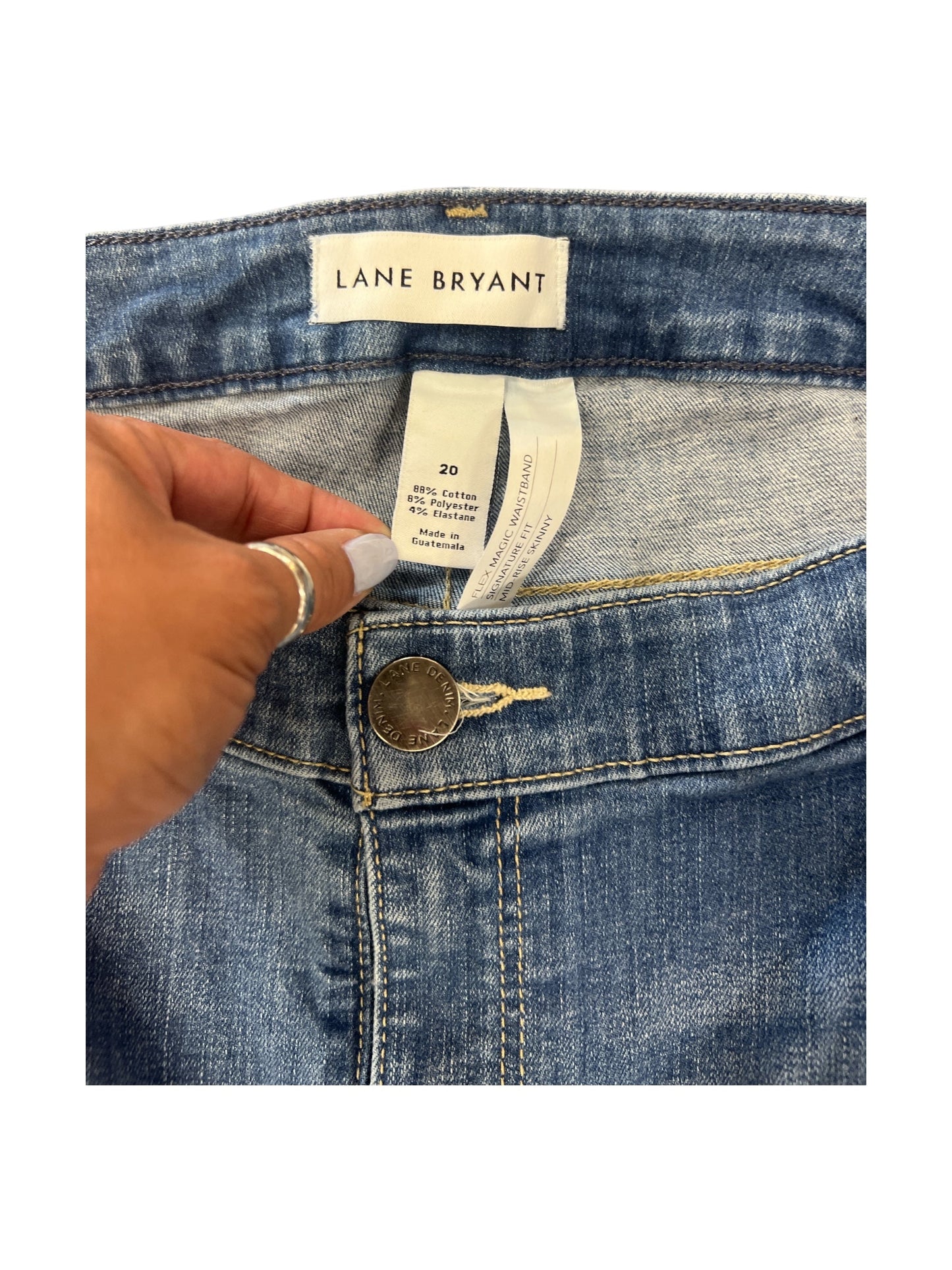 Denim Jeans Skinny Lane Bryant, Size 20