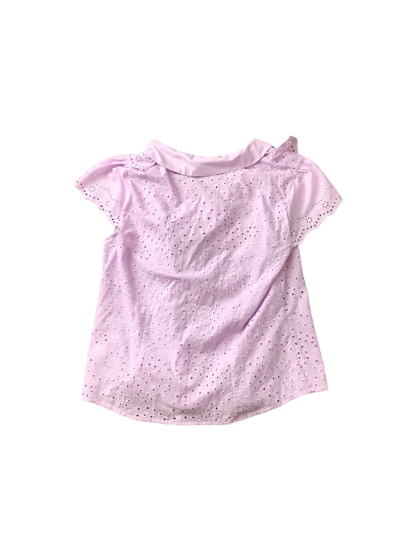 Purple Top Short Sleeve Basic New York And Co, Size Xl