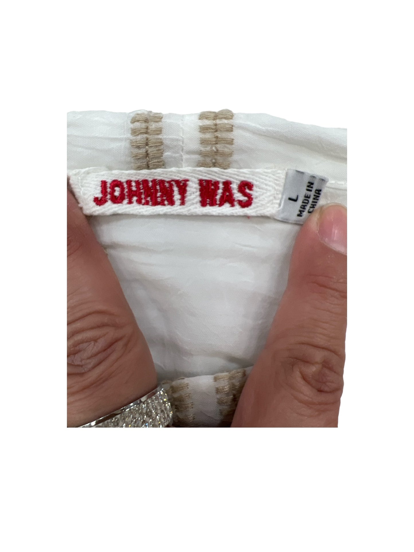 Top Long Sleeve By Johnny Was  Size: L