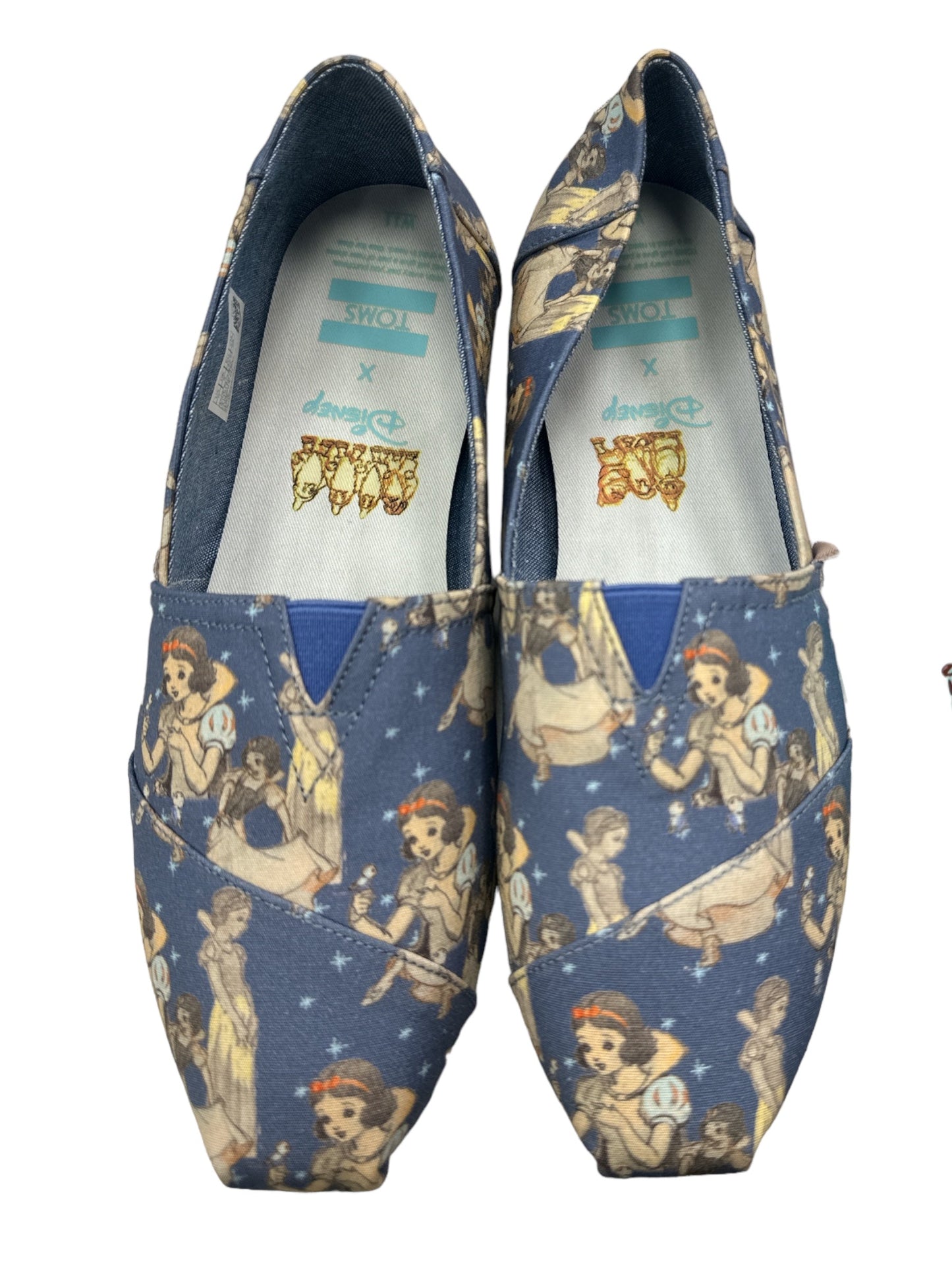 Blue Shoes Flats Toms, Size 11