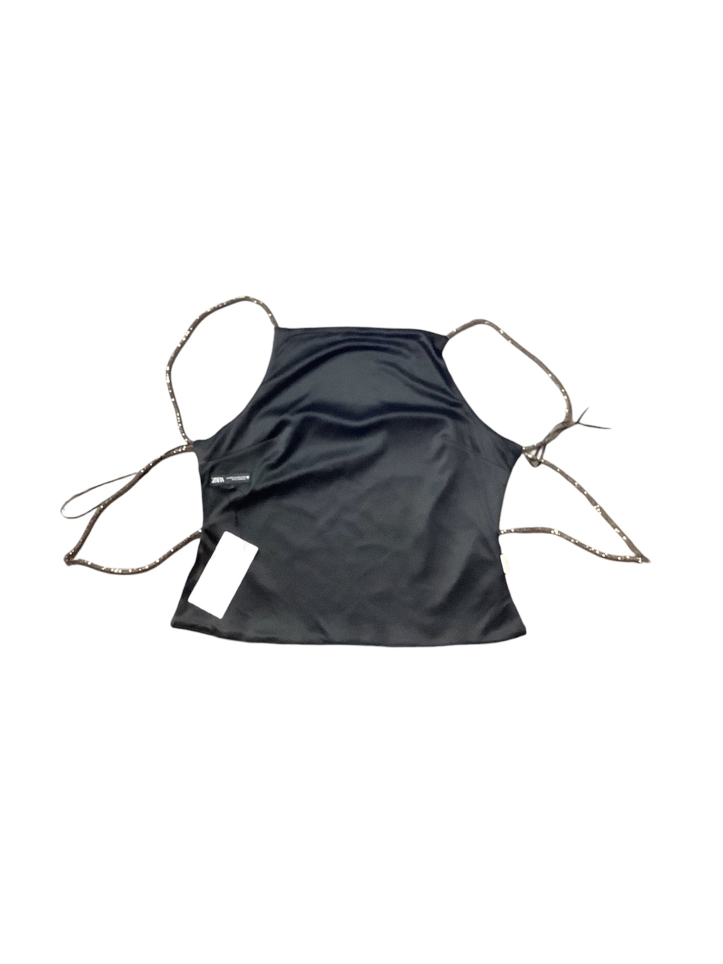 Black Top Sleeveless Basic Zara, Size Xxl