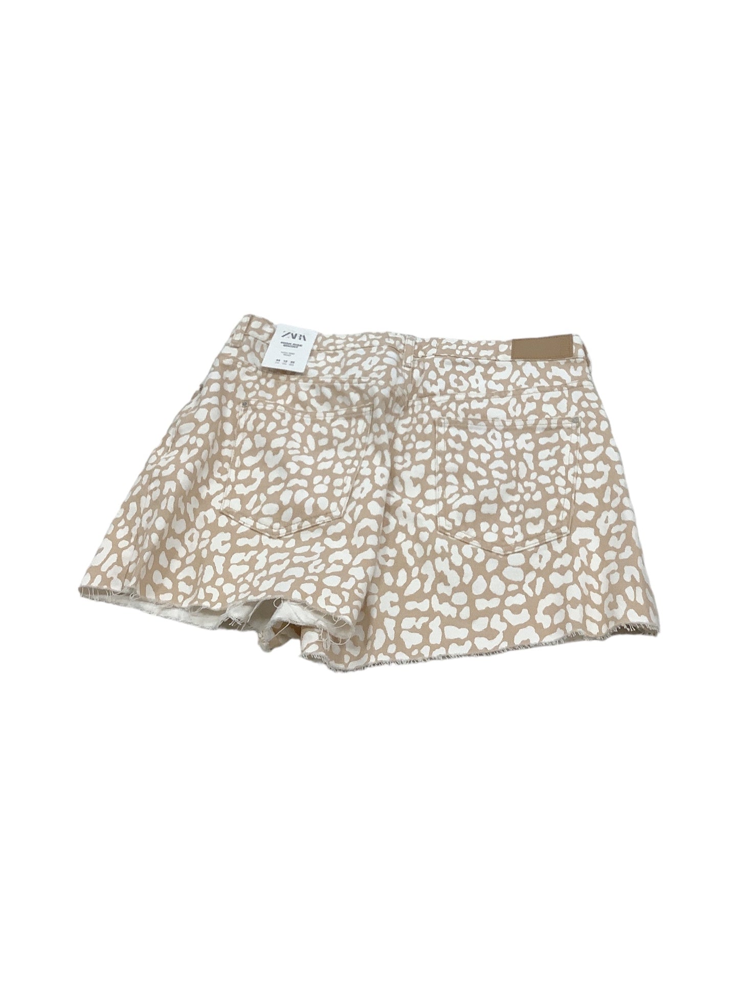 Cream Shorts Zara, Size 12