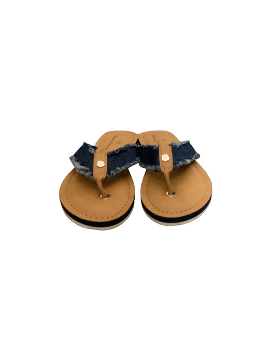 Blue Denim Sandals Flip Flops Tommy Bahama, Size 7