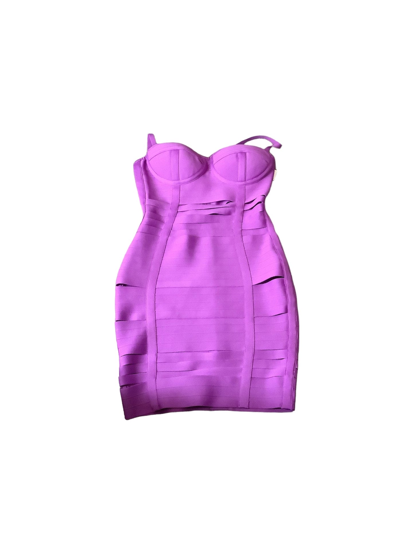 Purple Dress Casual Midi Fashion Nova, Size M