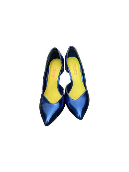 Blue Shoes Heels Stiletto Vera Wang, Size 7.5