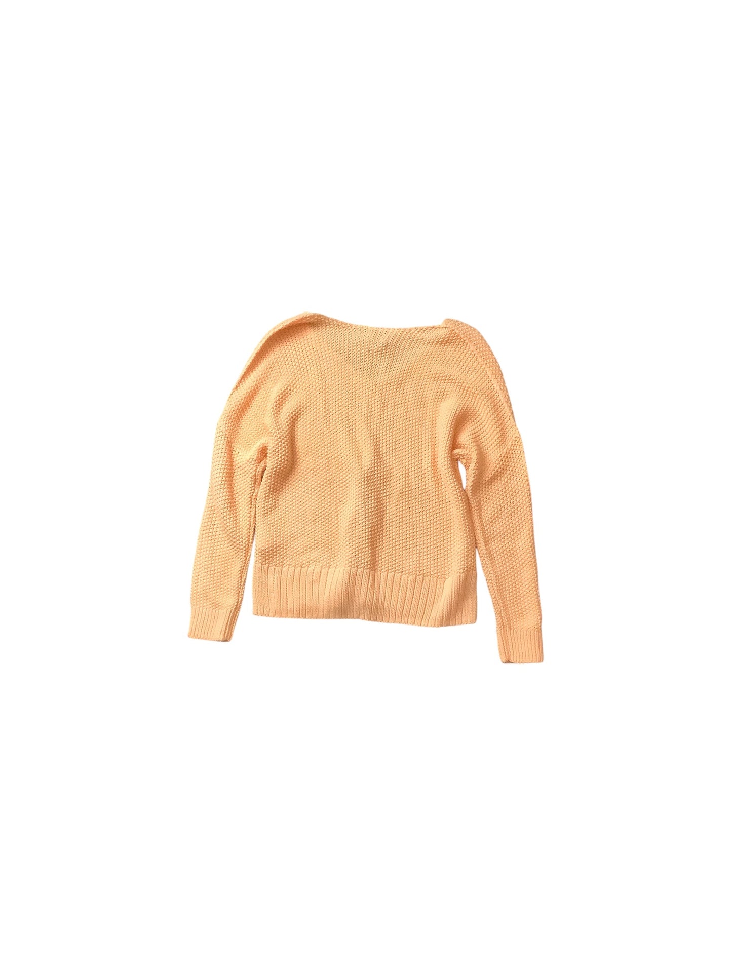 Top Long Sleeve Basic By Lucky Brand In Peach, Size: M