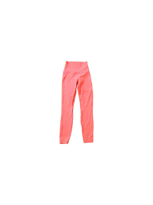 Athletic Pants By Lululemon In Coral, Size: 2