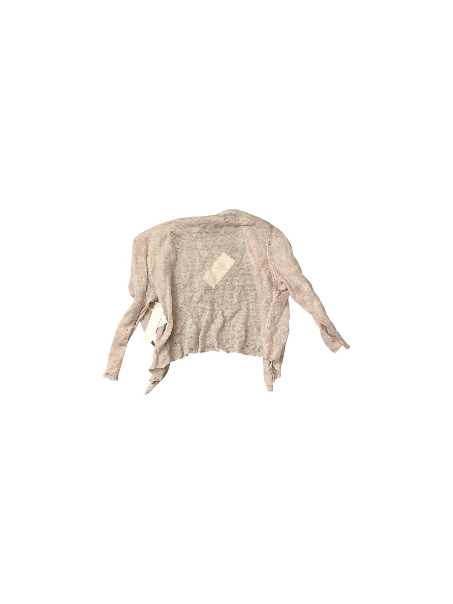 Sweater Cardigan By Eileen Fisher In Pink, Size: Lp