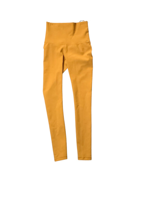 Athletic Leggings By Calia In Yellow, Size: Xxs