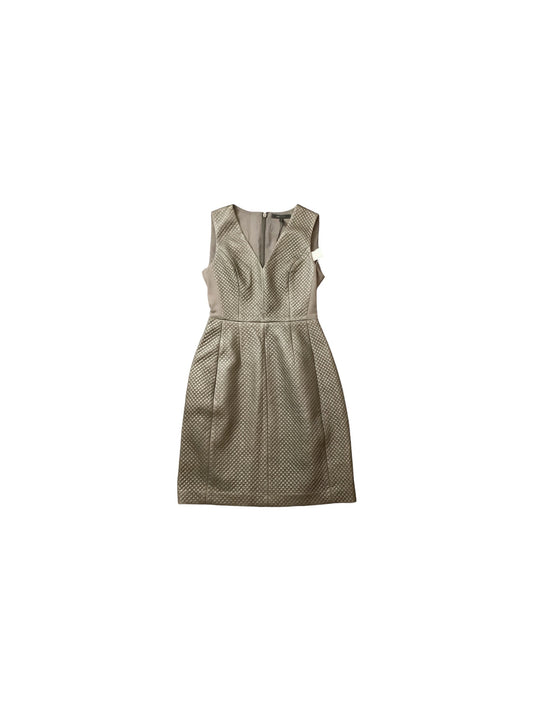 Dress Casual Midi By Bcbgmaxazria In Taupe, Size: 8