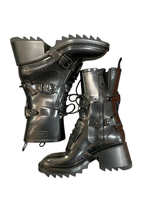 Boots Luxury Designer By Chloe In Black