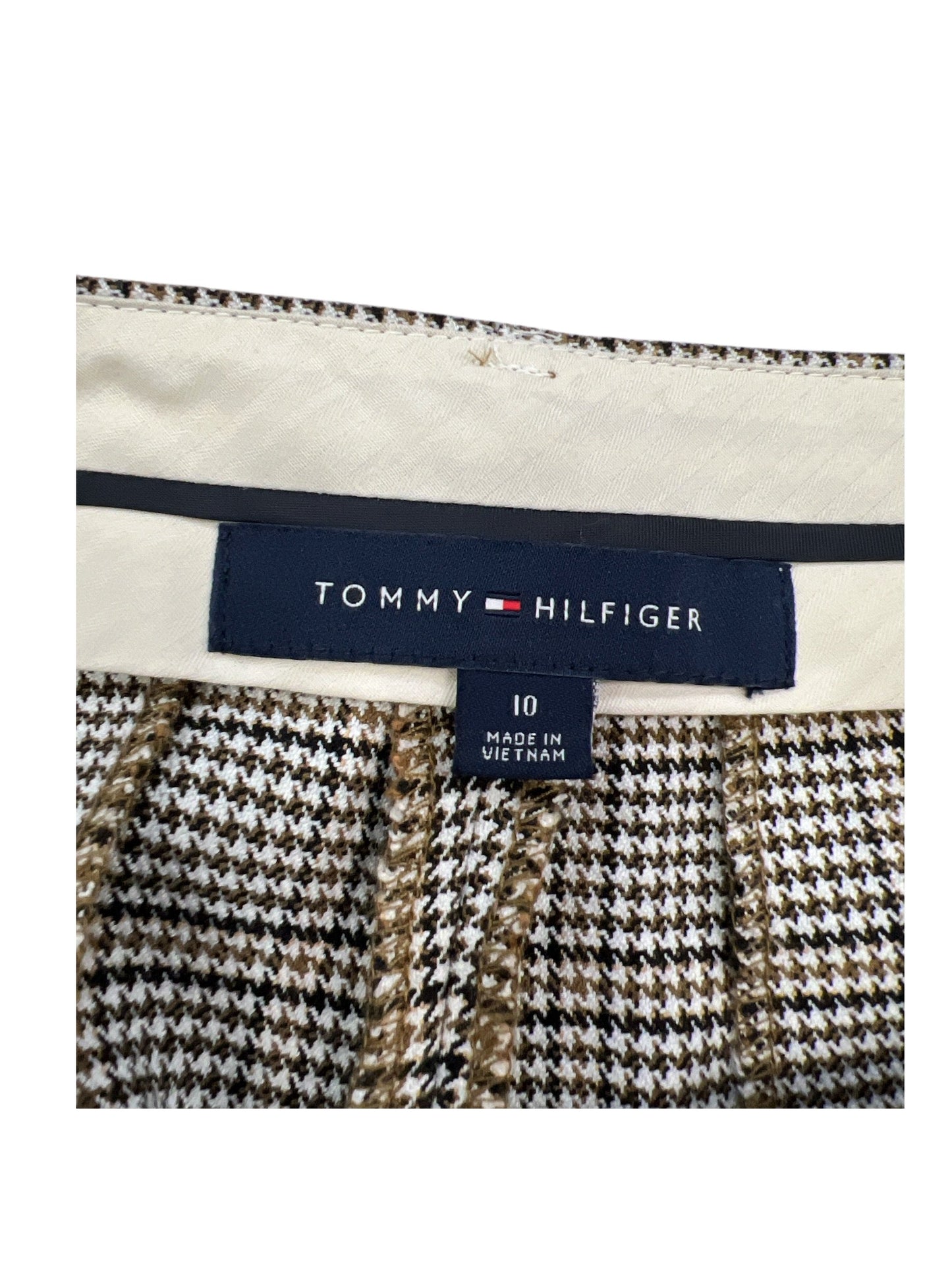 Pants Dress By Tommy Hilfiger In Plaid Pattern, Size: 10