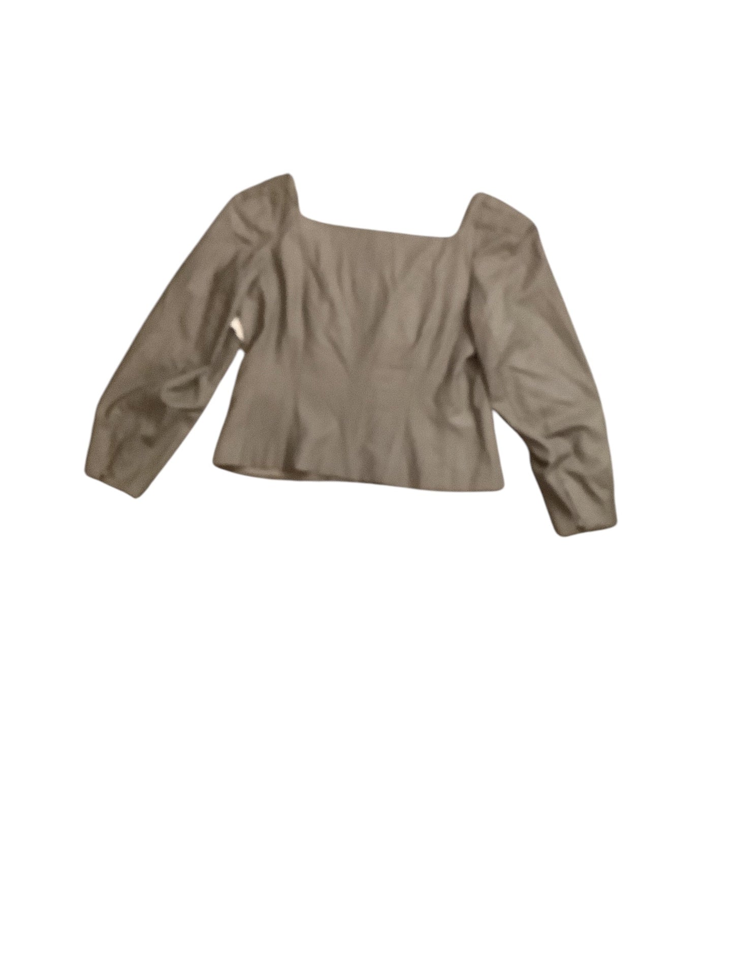 Top Long Sleeve Basic By Clothes Mentor In Taupe, Size: 12