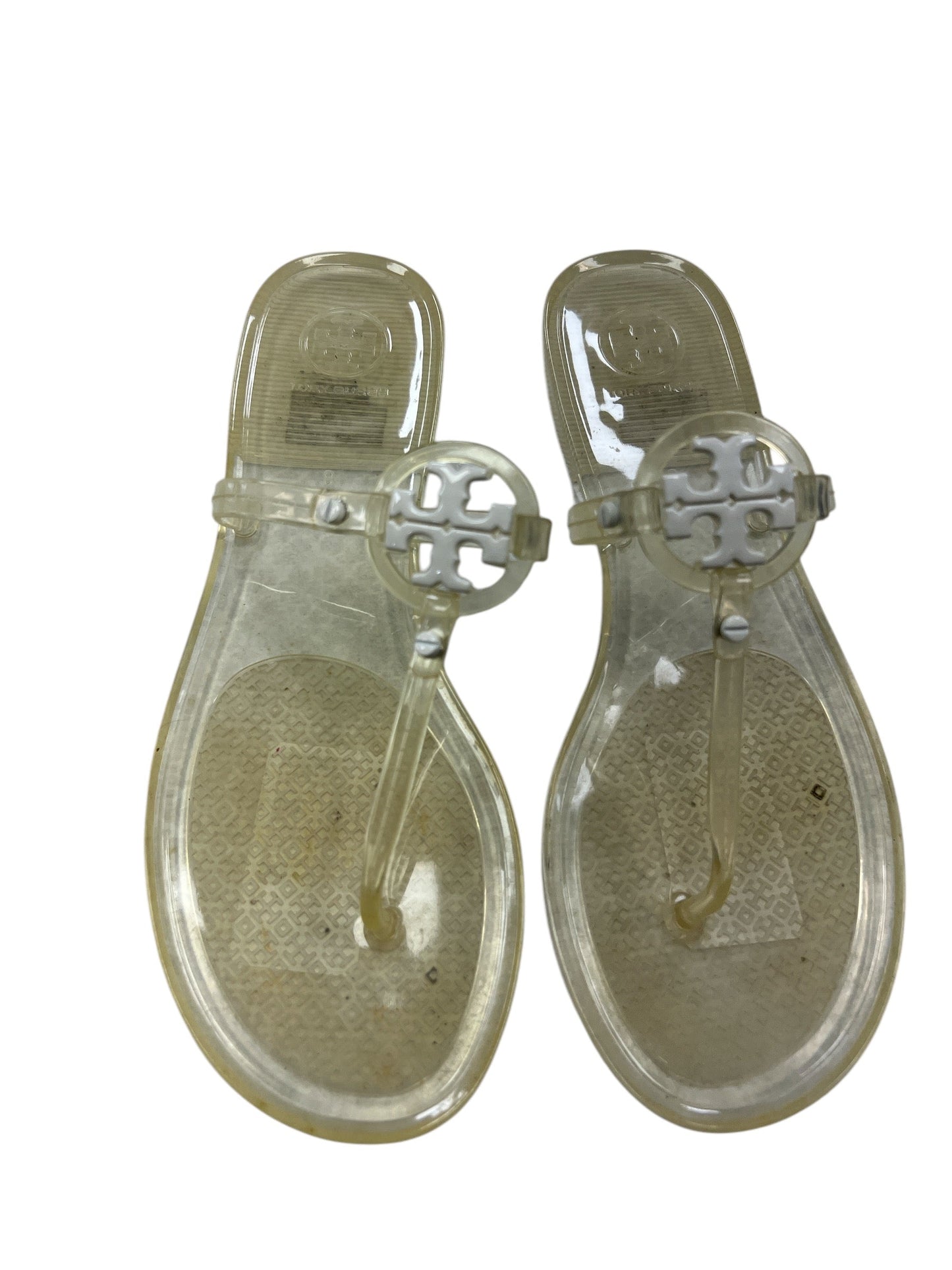 Sandals Flats By Tory Burch In Clear, Size: 8