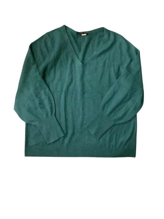 Sweater Cashmere By Talbots In Green, Size: 2x