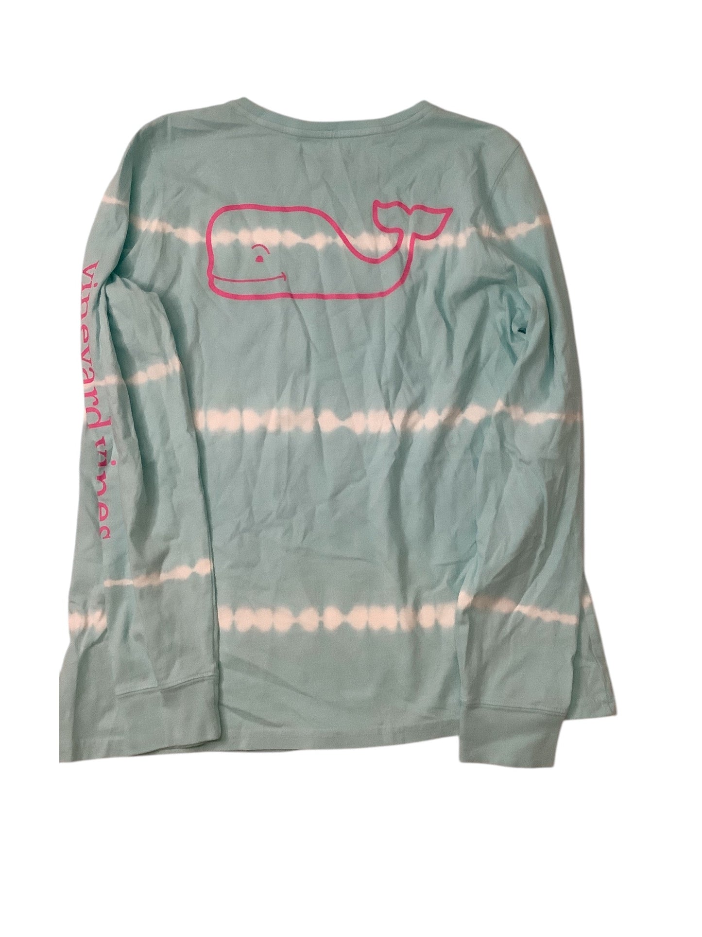 Top Long Sleeve Basic By Vineyard Vines In Blue, Size: M