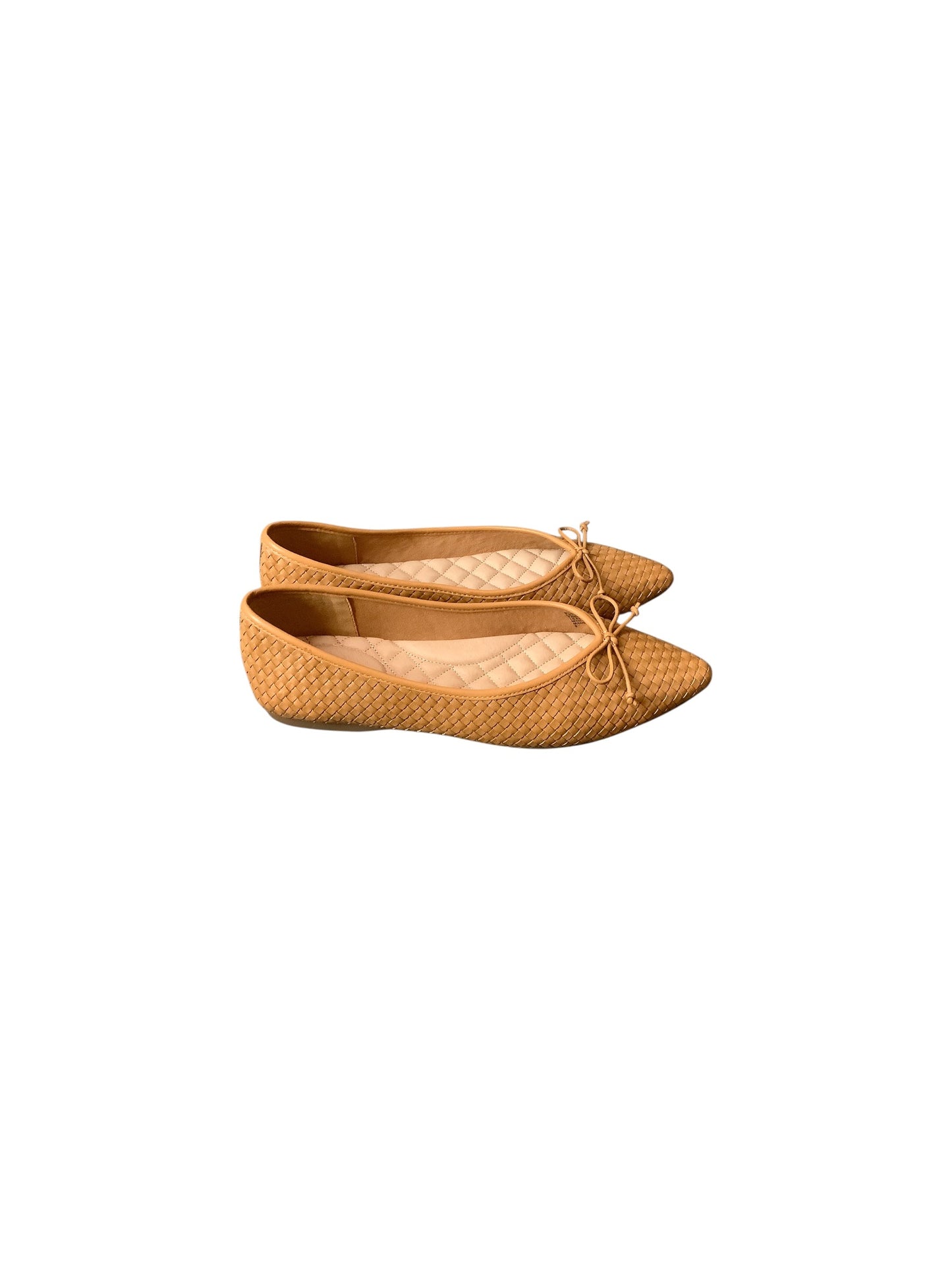 Shoes Flats By Clothes Mentor In Tan, Size: 8