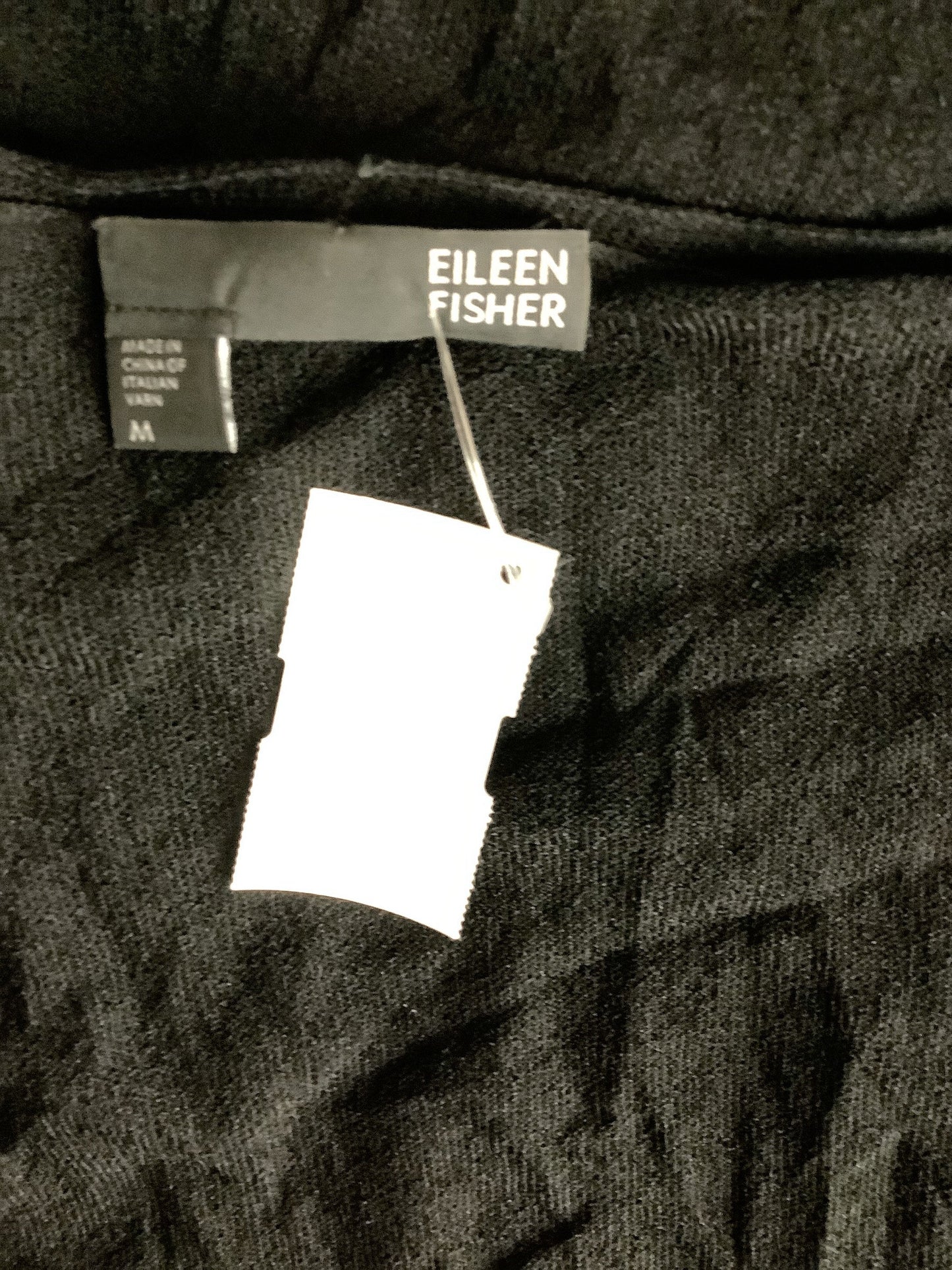 Sweater Cardigan By Eileen Fisher In Grey, Size: S