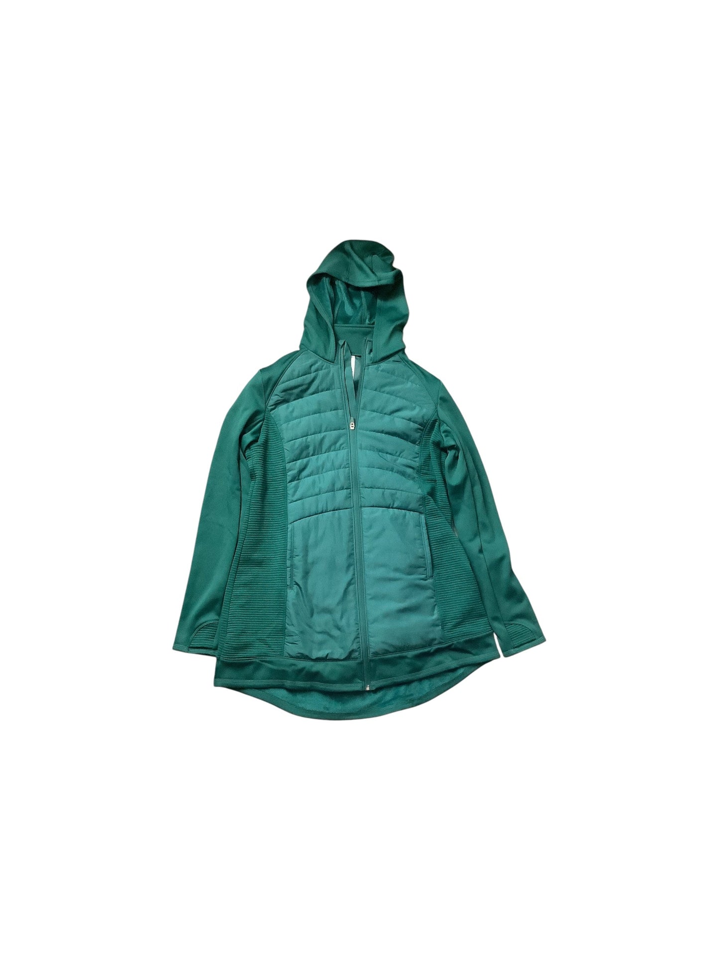 Jacket Puffer & Quilted By Tek Gear In Green, Size: L