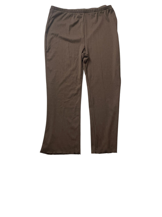 Pants Lounge By Abound In Brown, Size: 2x