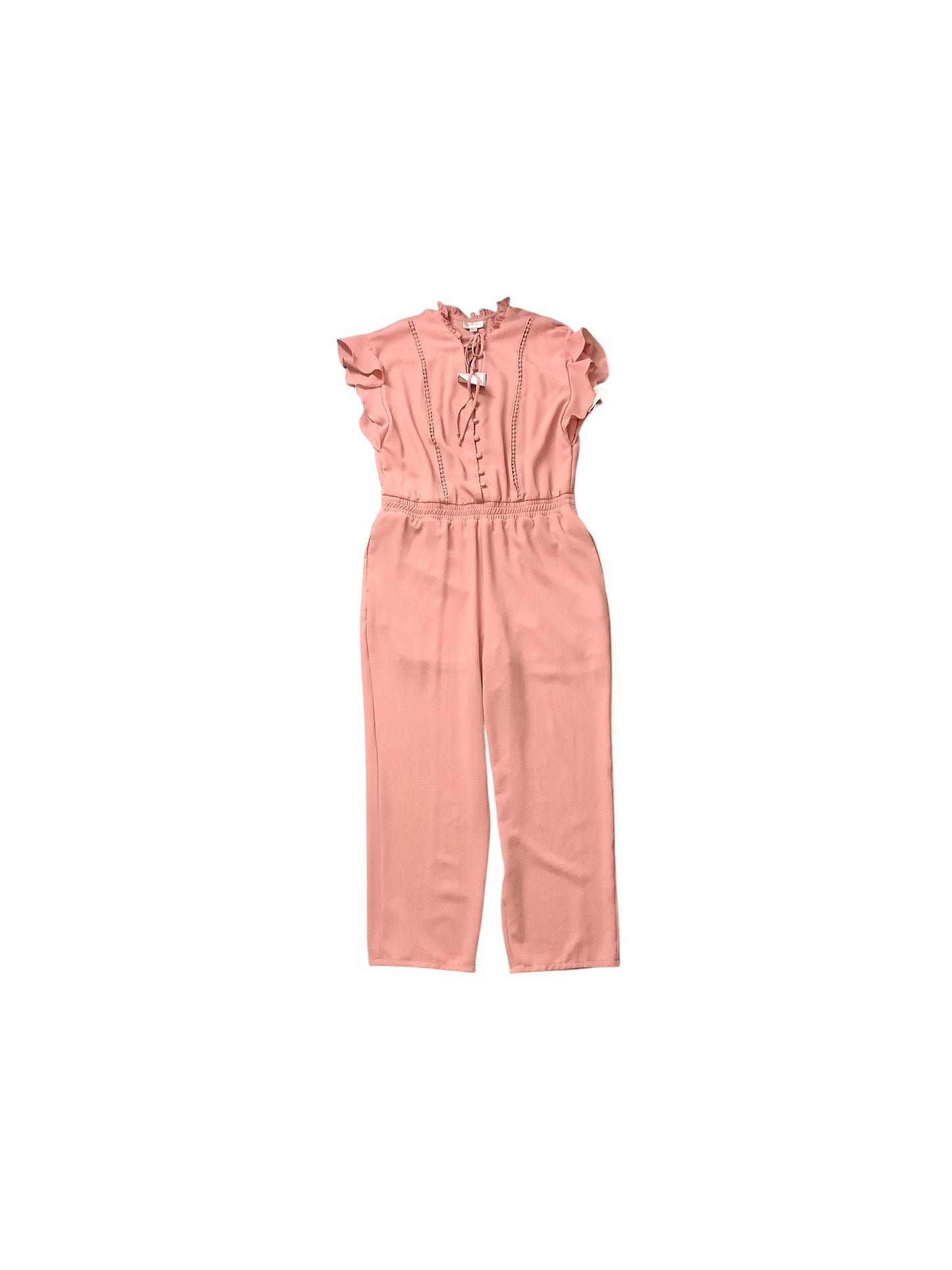 Jumpsuit By Clothes Mentor In Pink, Size: 14