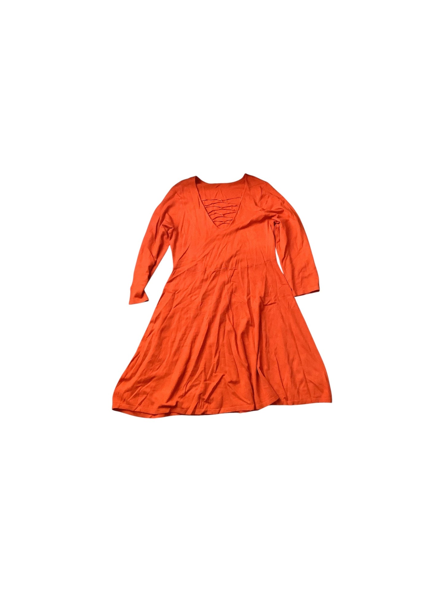 Dress Casual Midi By Torrid In Orange, Size: 2x