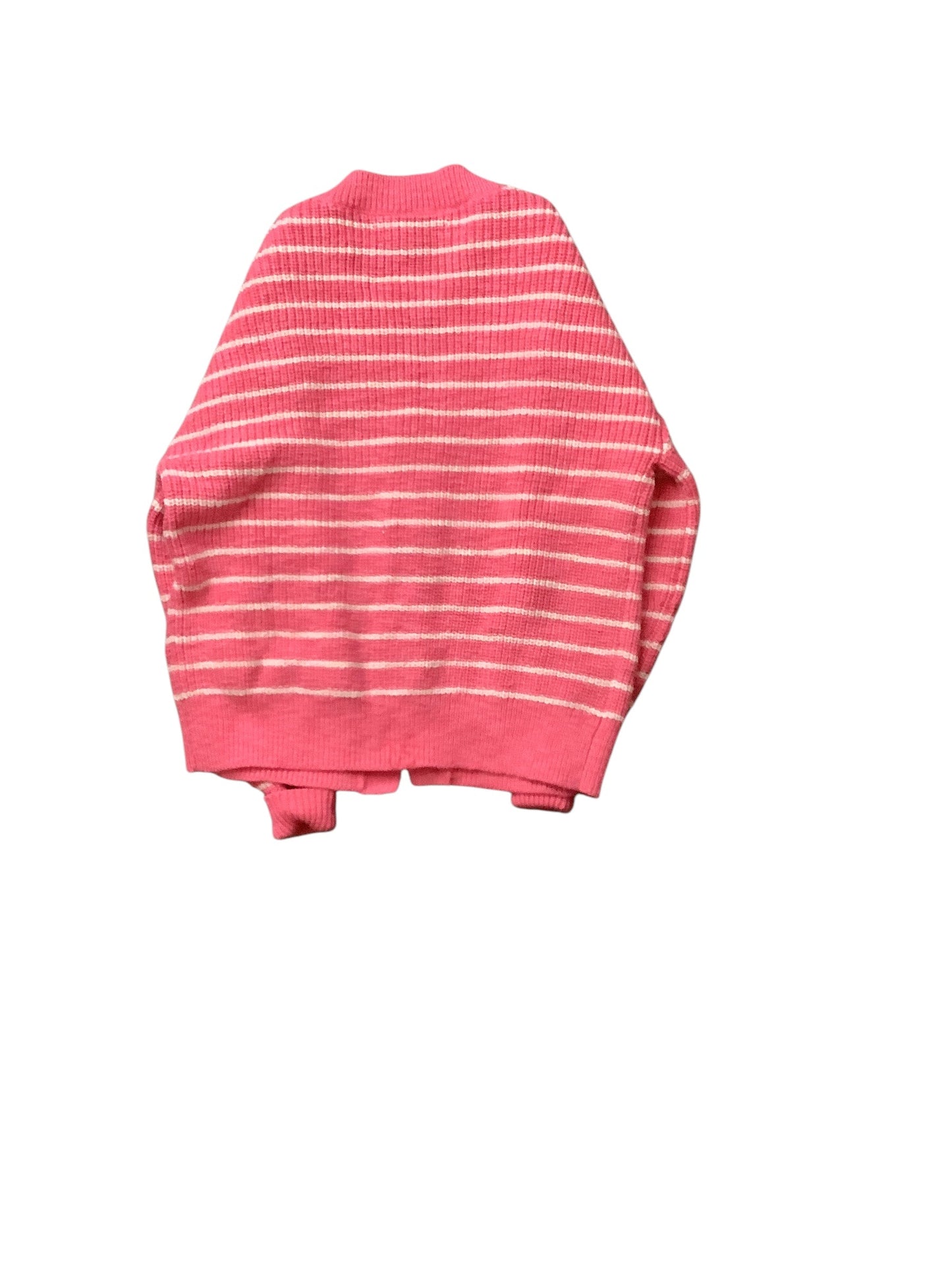 Sweater Cardigan By Loft In Pink, Size: S