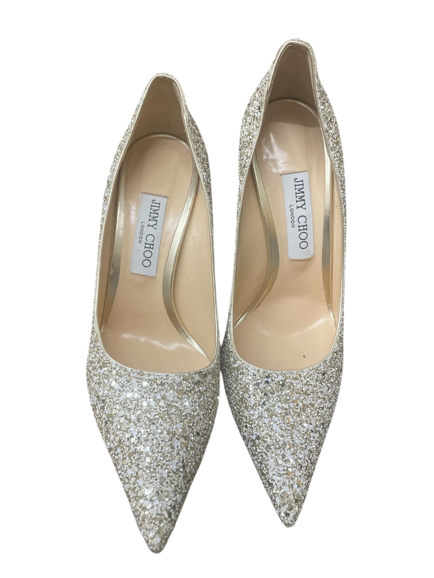 Shoes Luxury Designer By Jimmy Choo In Gold