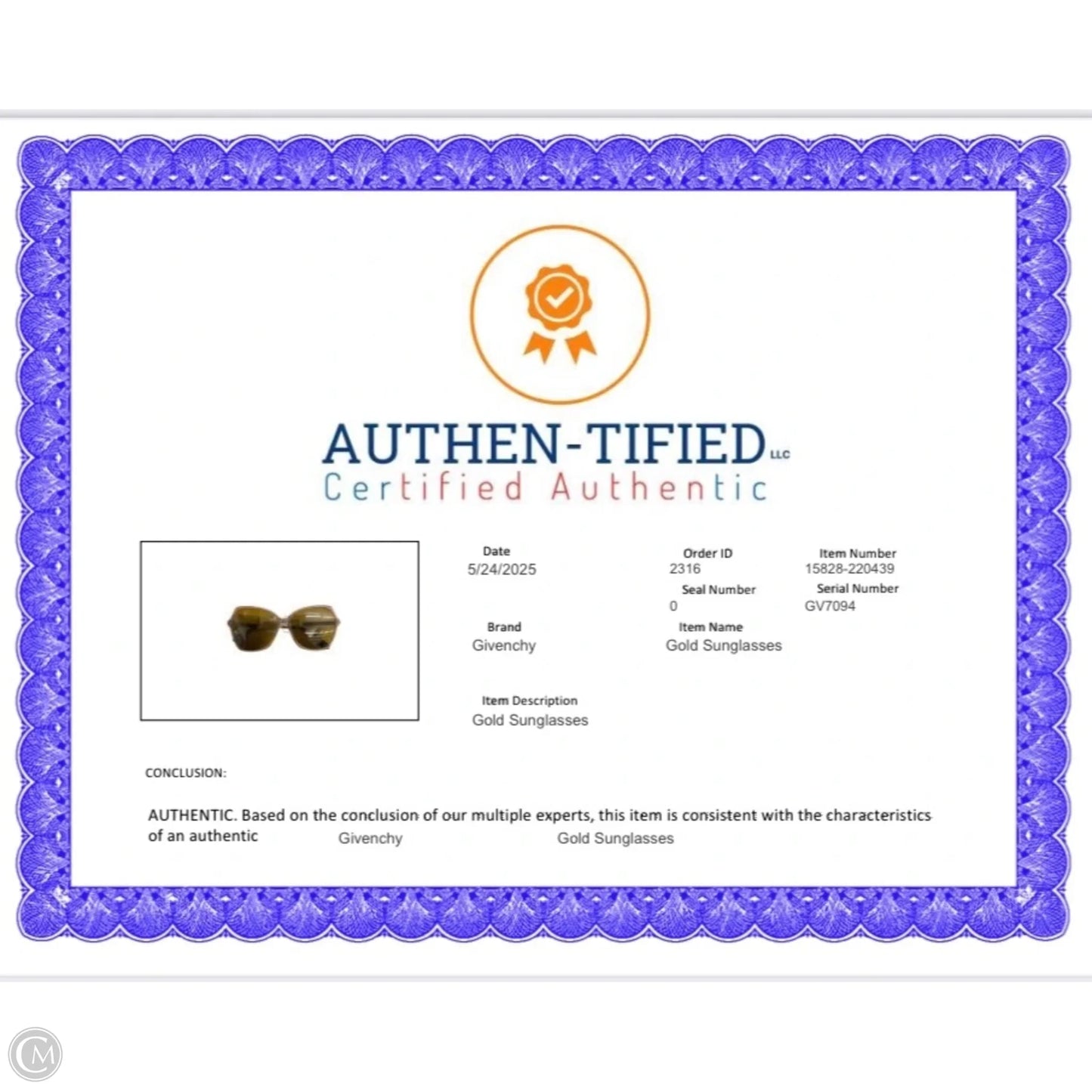 Sunglasses Luxury Designer By Givenchy