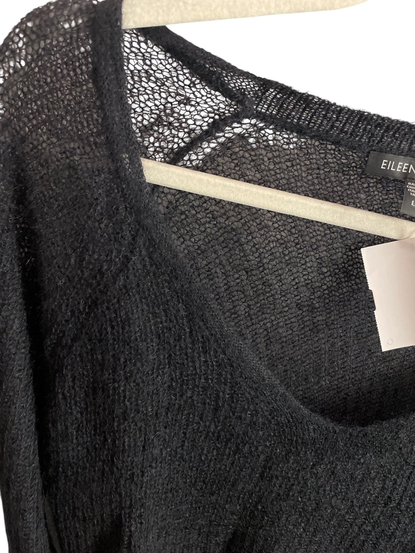 Sweater By Eileen Fisher In Black, Size: L