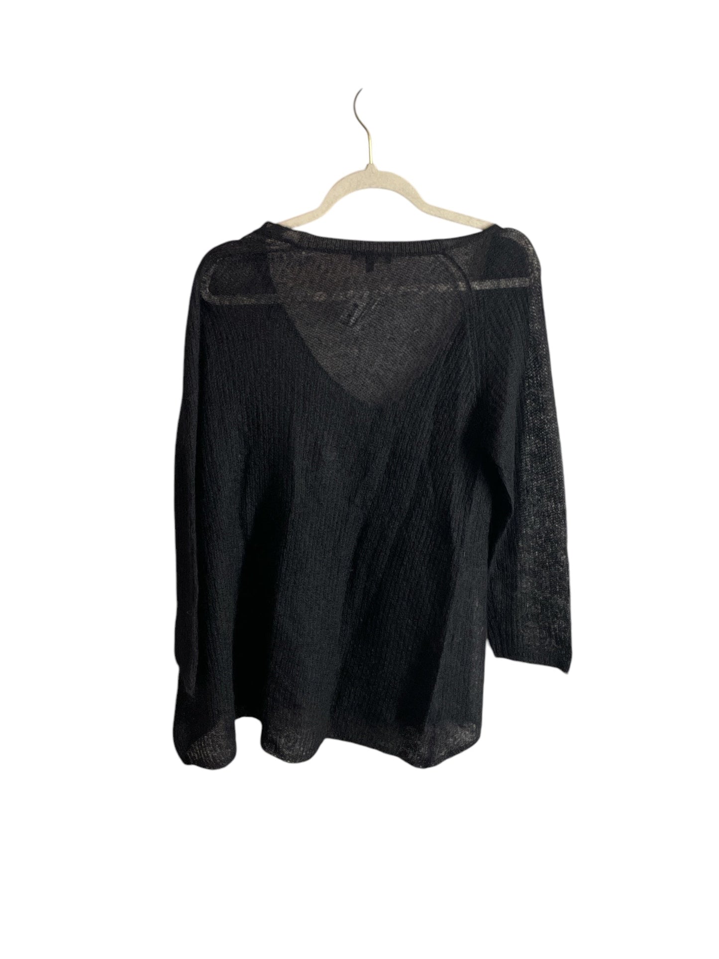 Sweater By Eileen Fisher In Black, Size: L