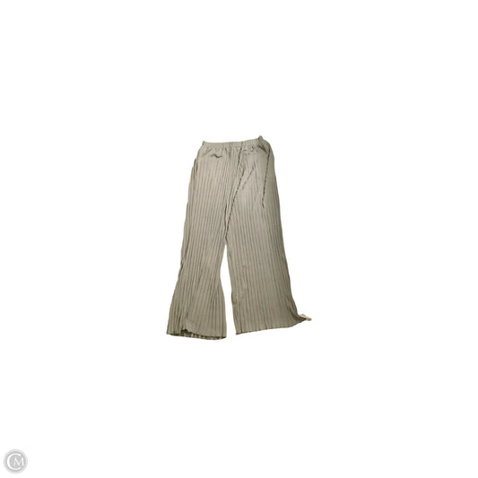 Pants Wide Leg By Donna Karan In Grey, Size: M