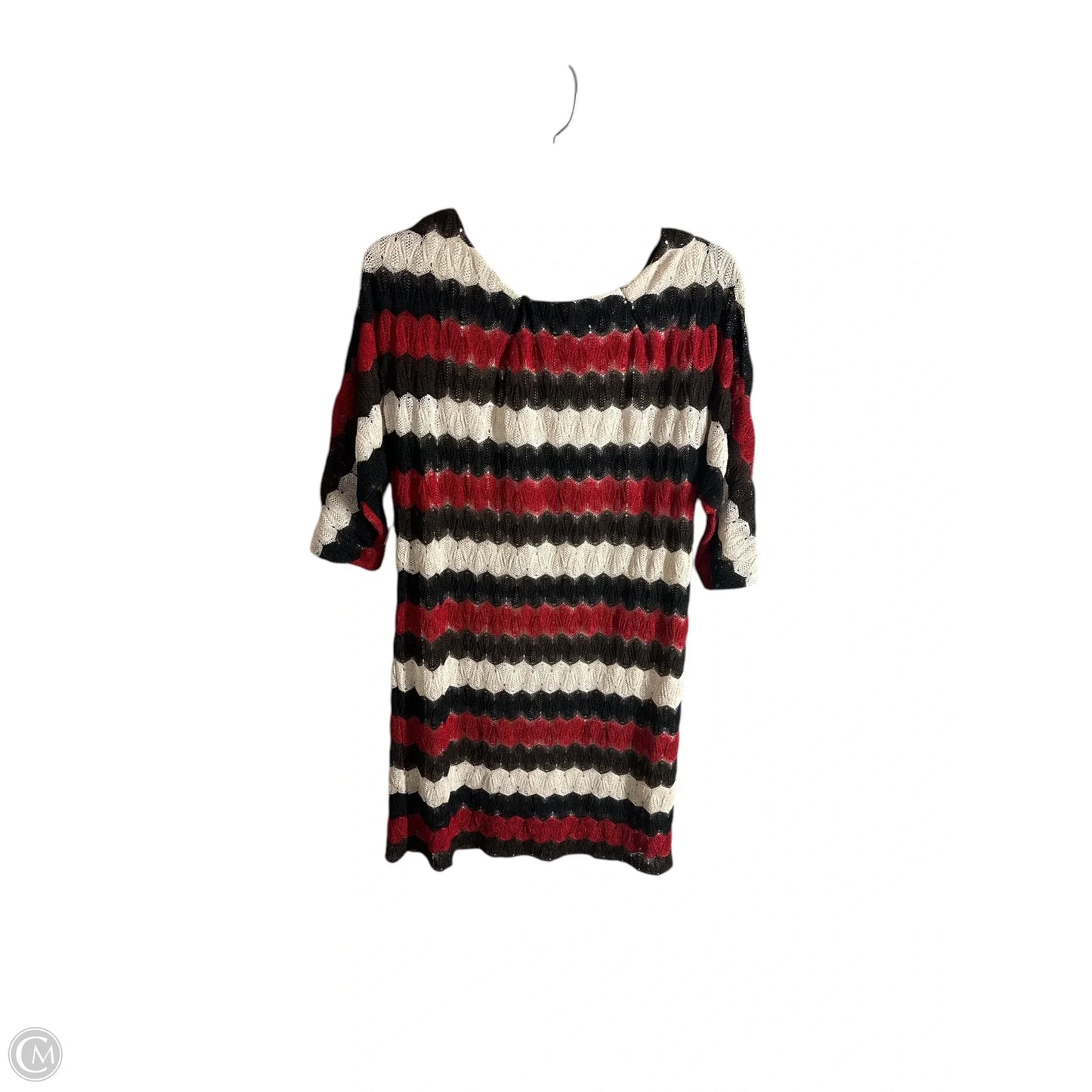 Dress Casual Midi By Calvin Klein In Multi-colored, Size: 8