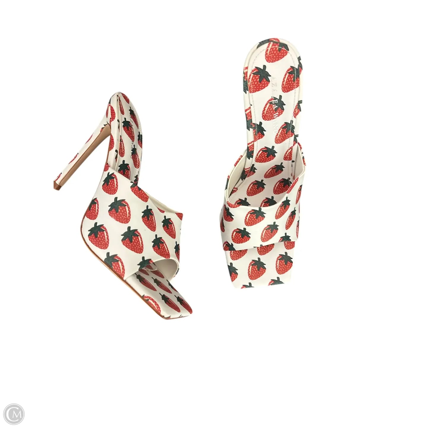 Shoes Heels Stiletto By Clothes Mentor In Red & White, Size: 8