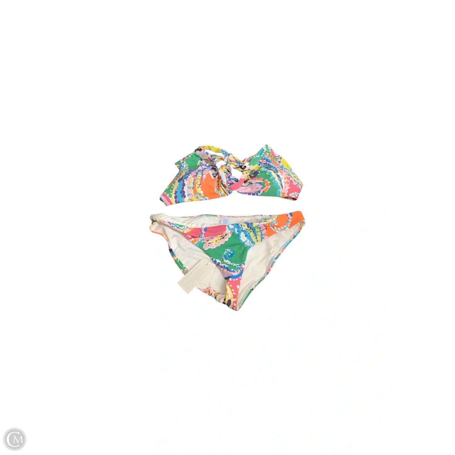 Swimsuit 2pc By Clothes Mentor In Multi-colored, Size: L