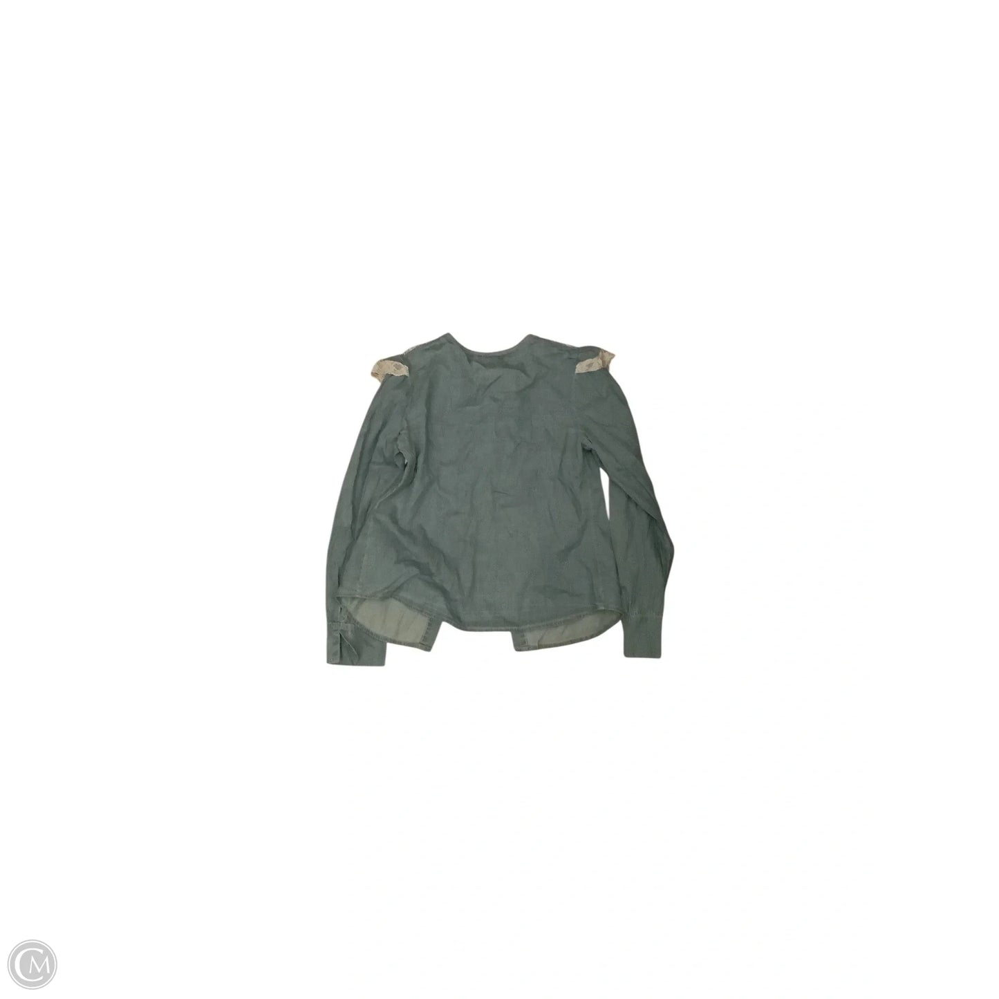 Top Long Sleeve Basic By Clothes Mentor In Blue, Size: L