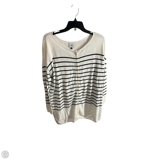 Cardigan By Cabi In Striped Pattern, Size: S