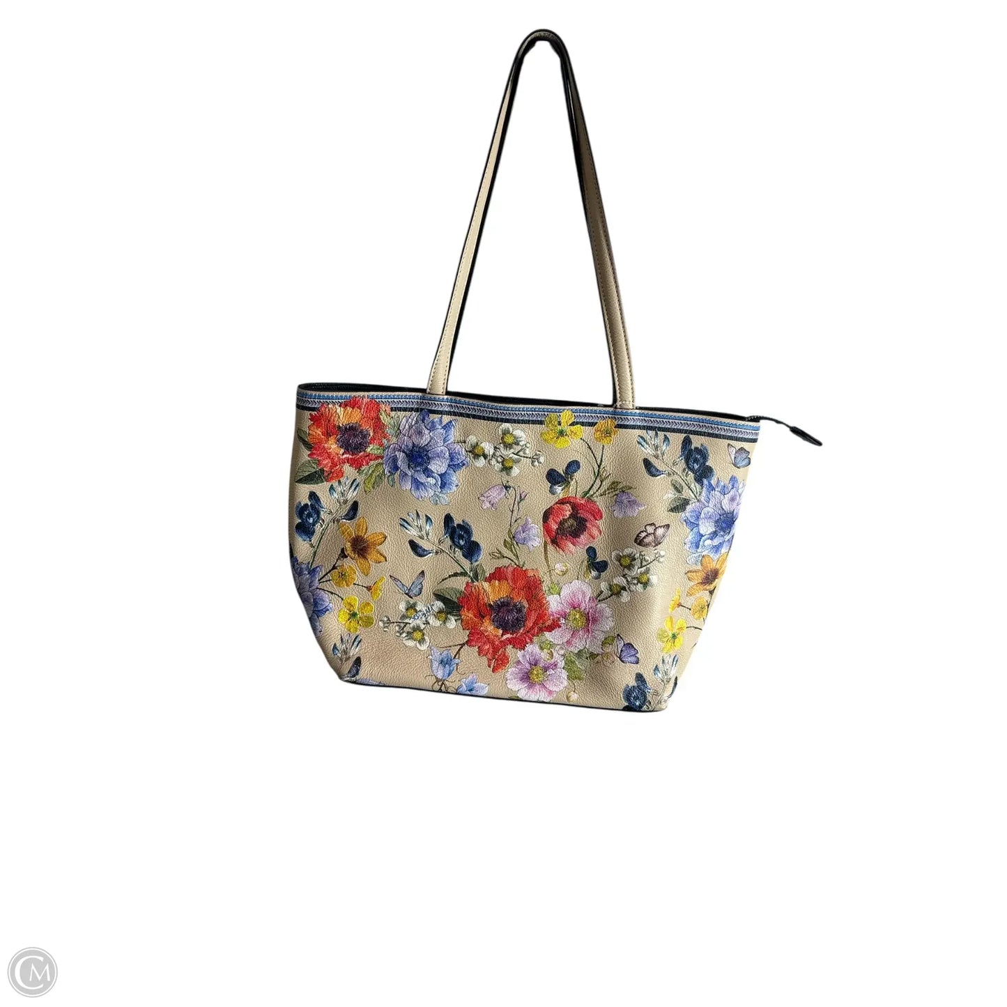 Handbag Leather By Brighton, Size: Large