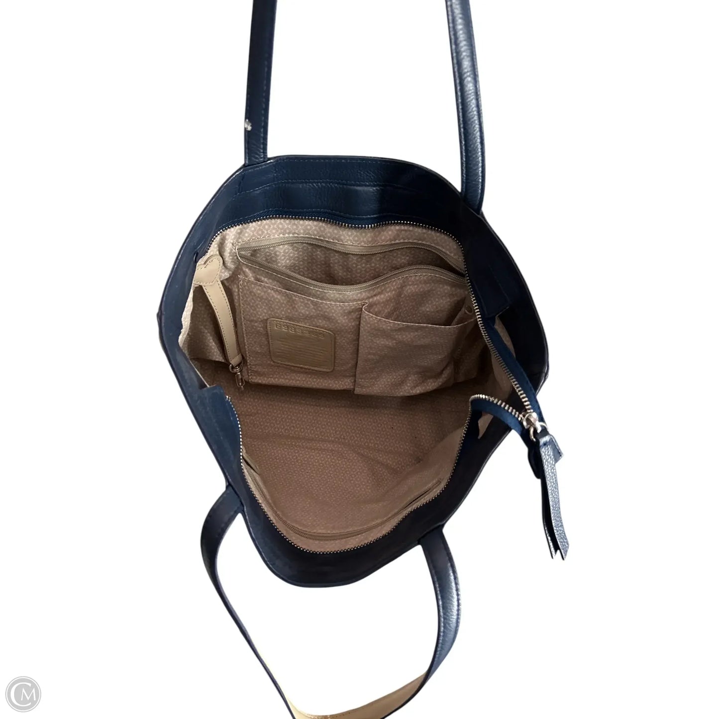 Handbag Leather By Brighton, Size: Large