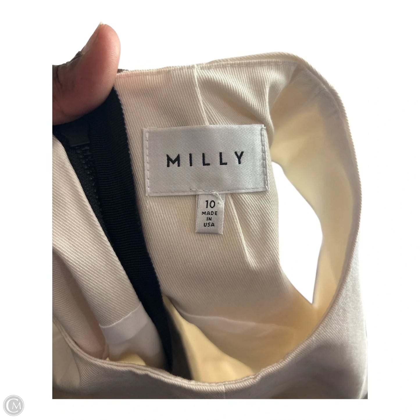 Dress Designer By Milly In Cream, Size: 10