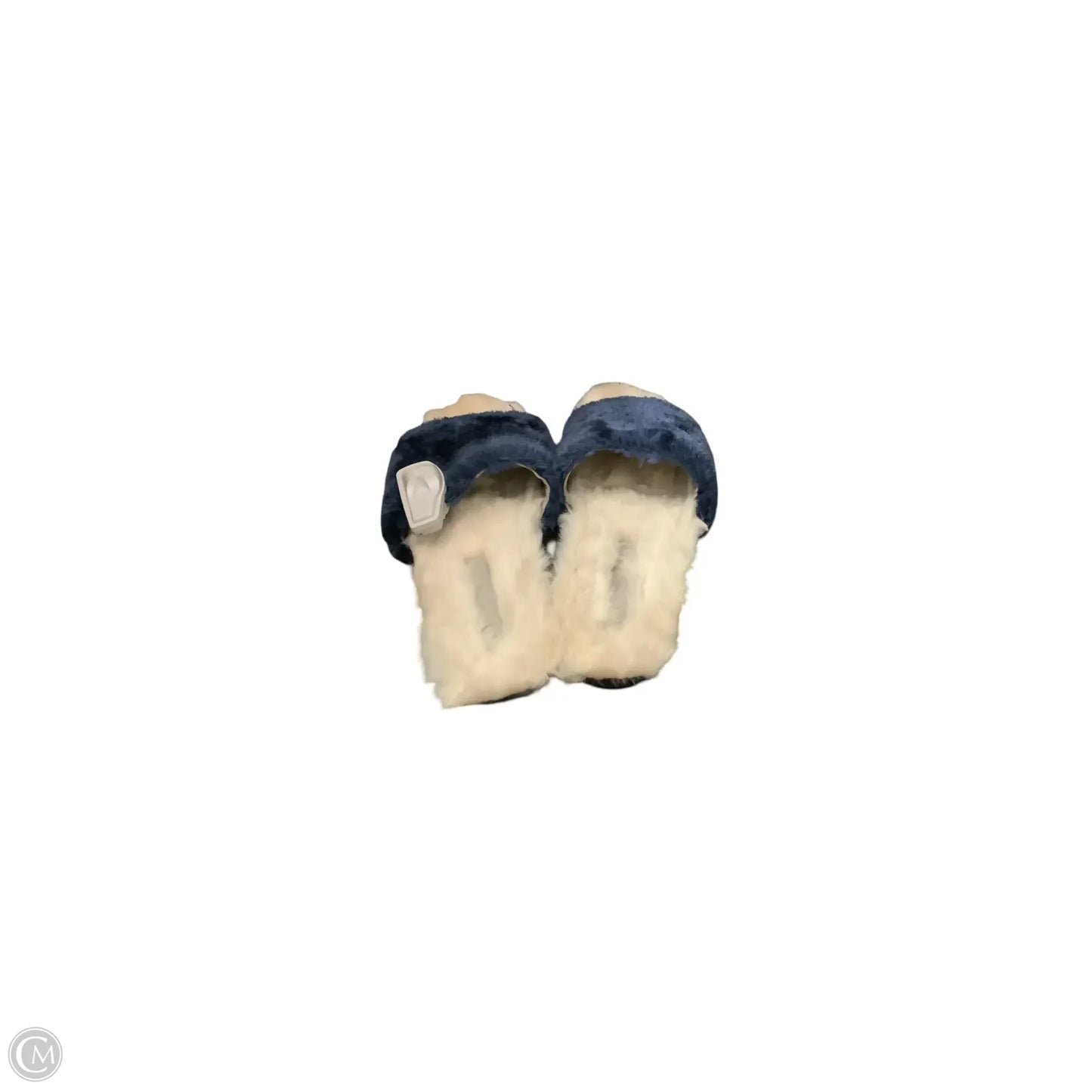 Sandals Flats By Logo In Blue, Size: 9.5