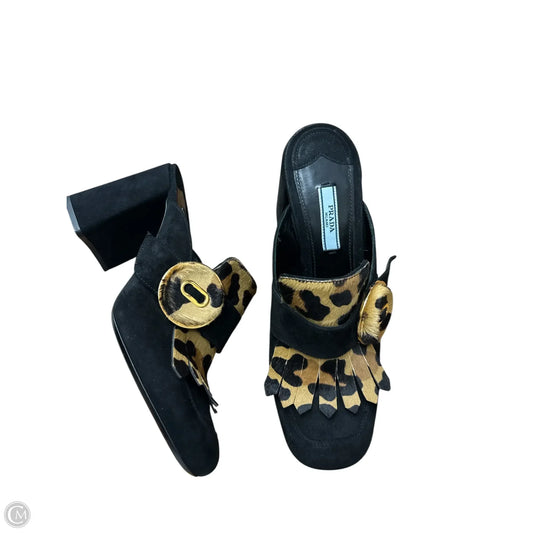 Shoes Luxury Designer By Prada In Animal Print