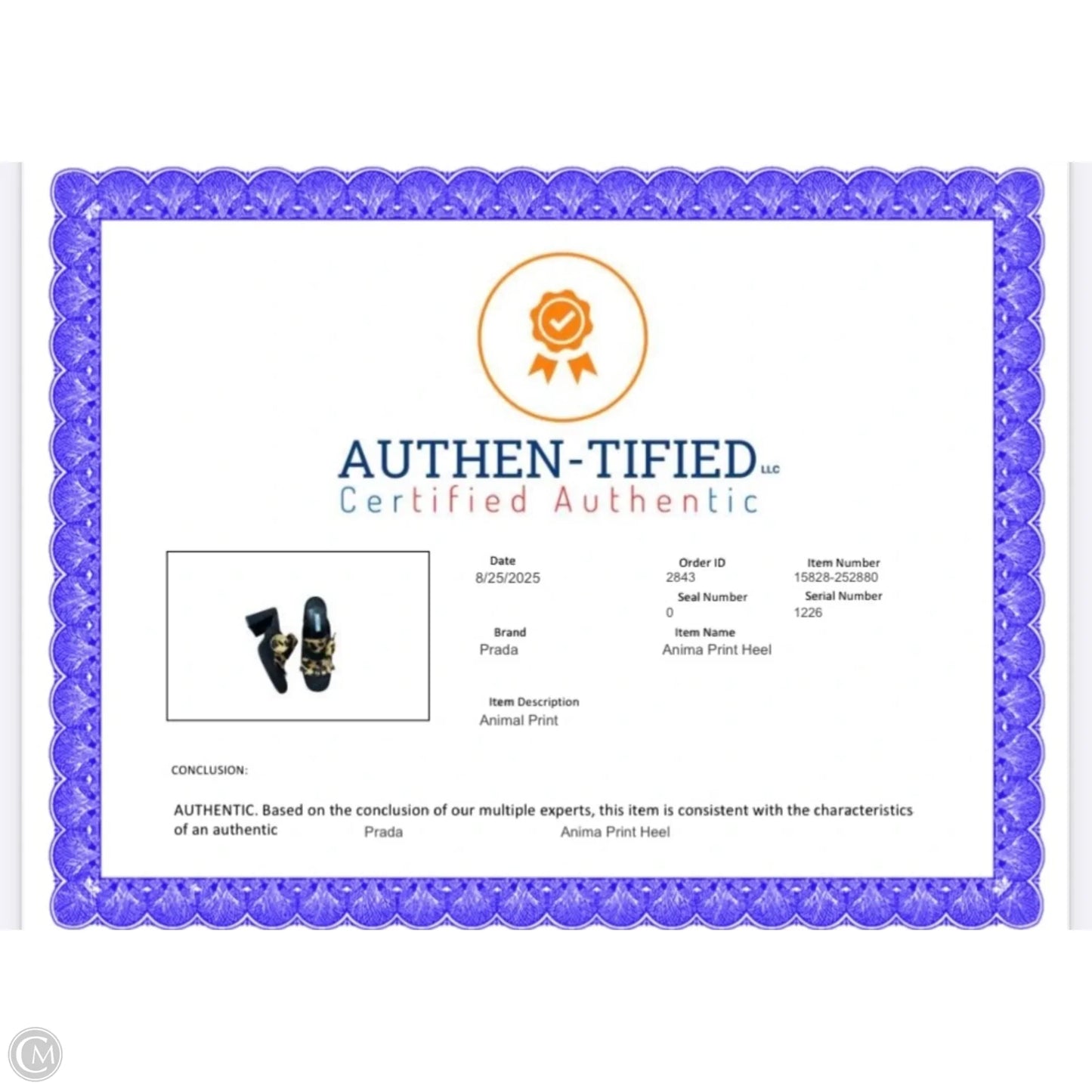 Shoes Luxury Designer By Prada In Animal Print