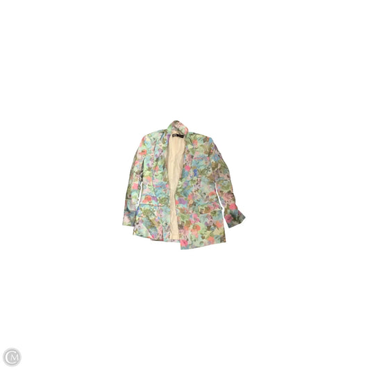 Blazer By Zara In Floral Print, Size: S